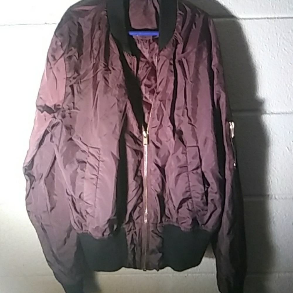 Heavy winter zip- up jacket